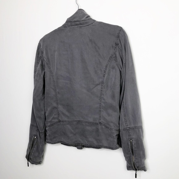 MAX jeans gray Moto jacket - Picture 6 of 10